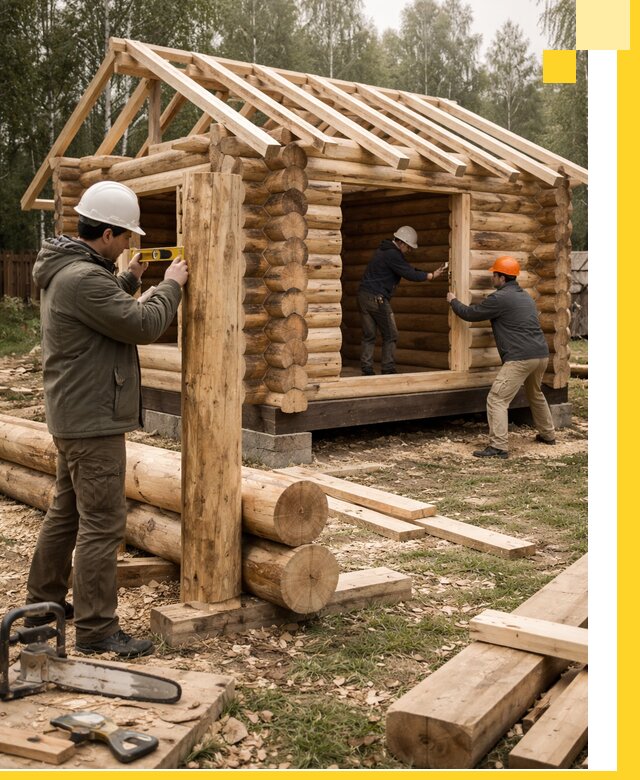 Строительство бань для дачи под ключ в Миассе с доставкой и монтажом