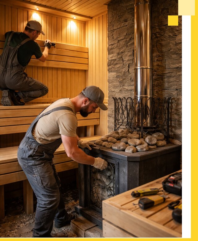 Комплексный дизайн бань, саун и зон отдыха в Миассе