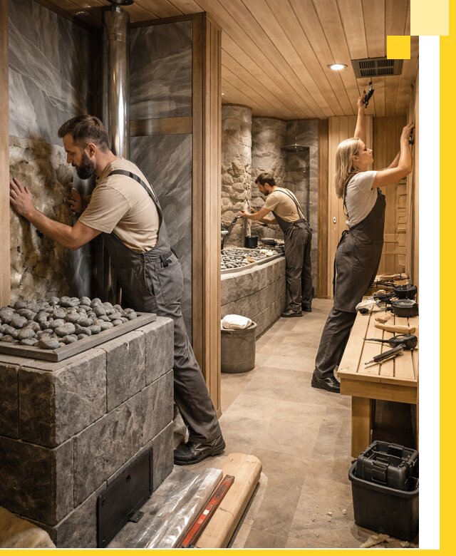 Строительство бань и SPA процедур в Миассе под ключ и отделкой