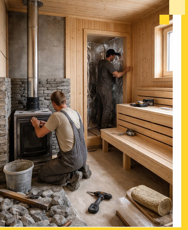 Строительство и изготовление бань под ключ в Миассе