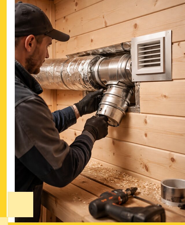 Монтаж вентиляции бани в Миассе от 12204 р. | ЭриданМсс