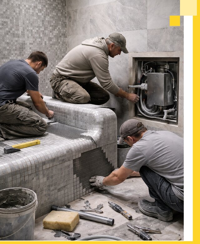 Проекты хамамов под ключ в Миассе и дизайн и строительство