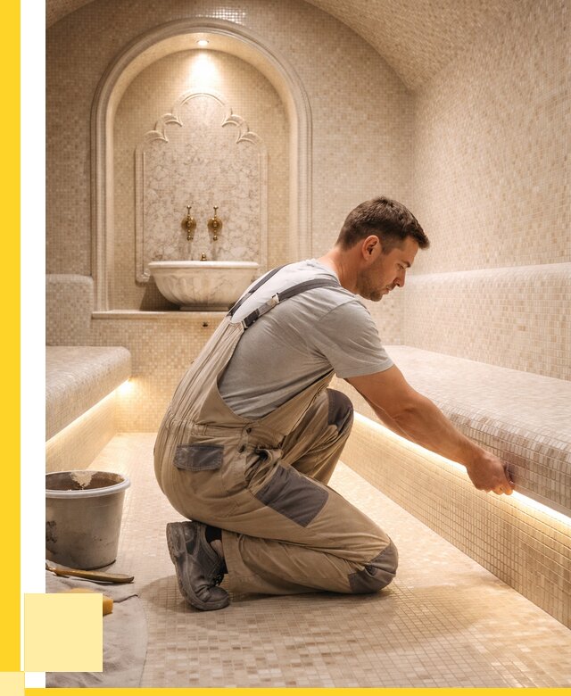 Отделка хамамов под ключ в Миассе от 5594 р. | ЭриданМсс