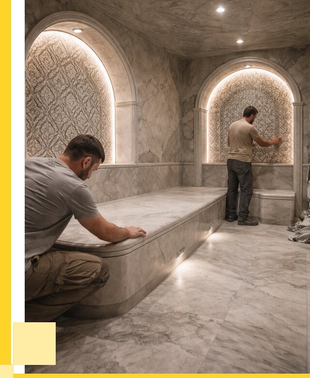 Турецкие бани под ключ в Миассе от 254250 р. | ЭриданМсс