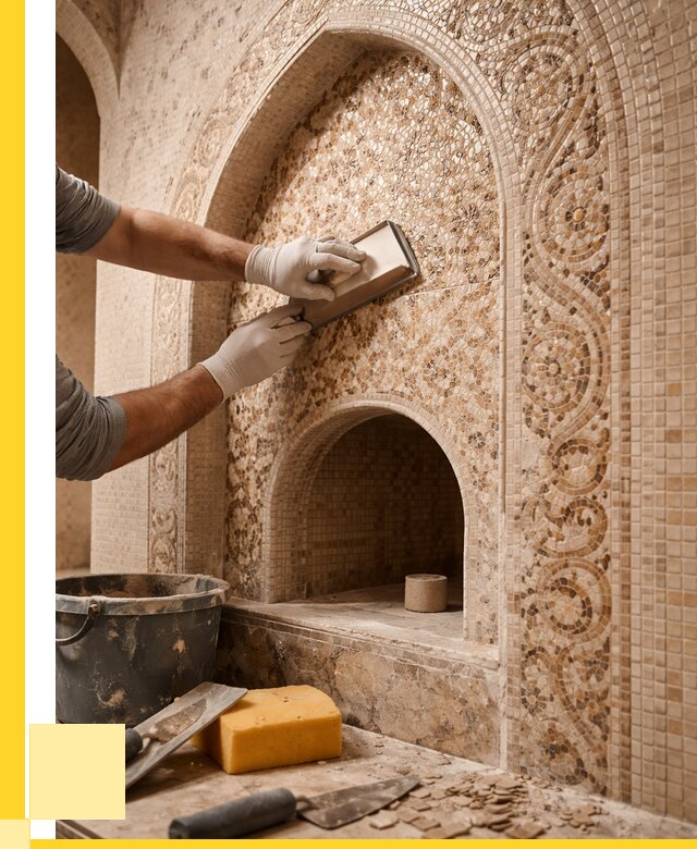 Мозаика для хамама в Миассе под ключ от 5085 р. | ЭриданМсс