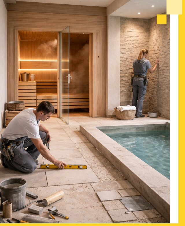 Комплексный дизайн и отделка интерьеров SPA под ключ в Миассе